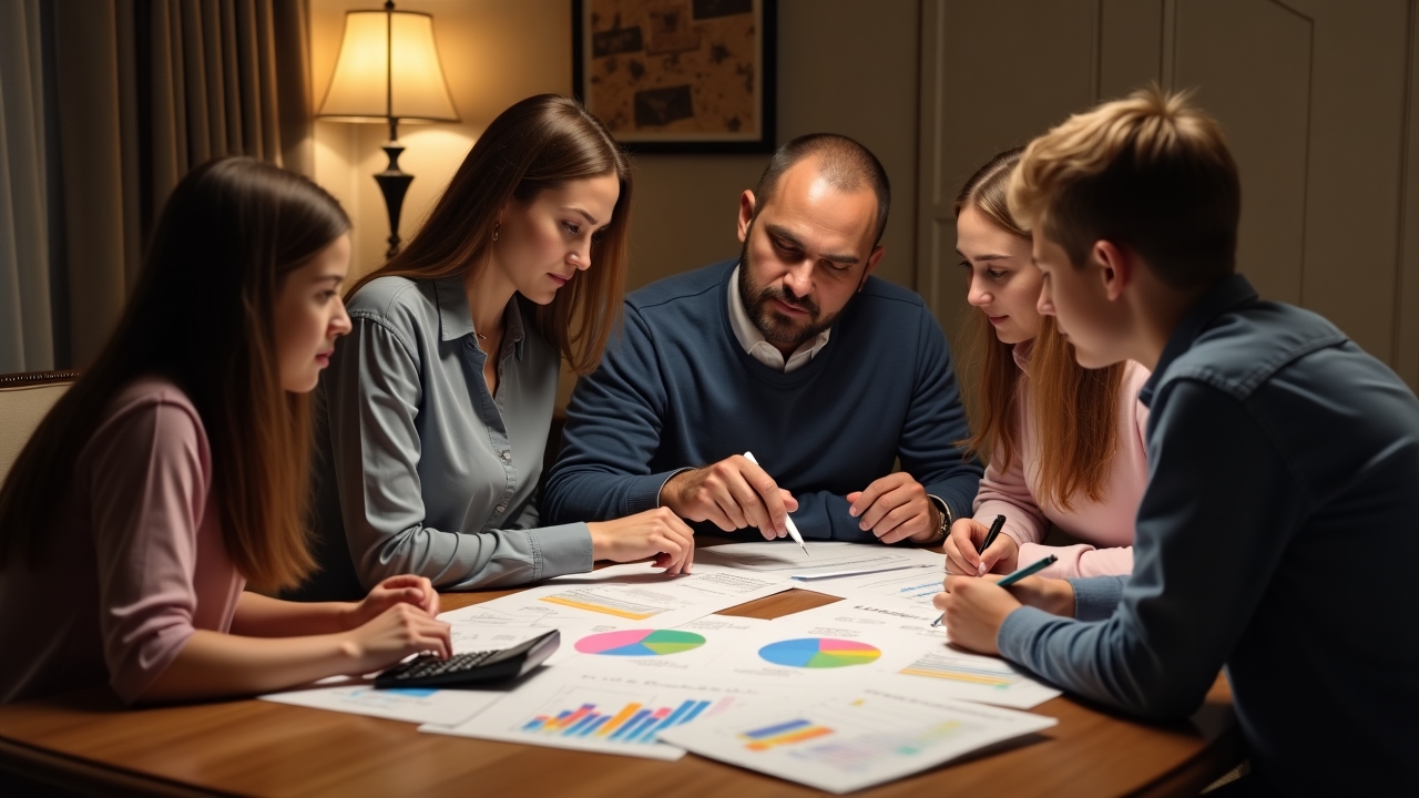 Семья испытывает финансовый стресс